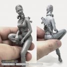 1/16 Resin Figure Model Kit Sexy Girl Military Soldier Unassambled Unpainted