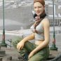 1/16 Resin Figure Model Kit Sexy Girl Military Soldier Unassambled Unpainted