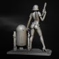 1/24 Resin Figure Model Kit Star Wars Girl Stormtrooper R2-D2 Unpainted Unassamb