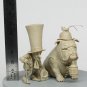 1/32 Resin Model Kit Fairytale Creatures Leprechaun and Bulldog Unpainted X0039