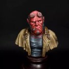1/10 75mm BUST Resin Figure Model Kit SuperHero Hellboy Smokes Unpainted X0071
