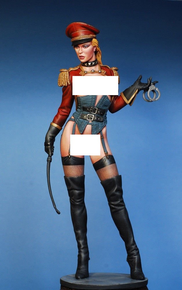 1/9 200mm Resin Figure Model Kit Hot Sexy Girl Women Police WWII Unpainted X0044