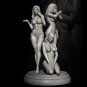 1/24 75mm Resin Figure Model Kit Sexy Girl Female SuperHero Unpainted Unassamble