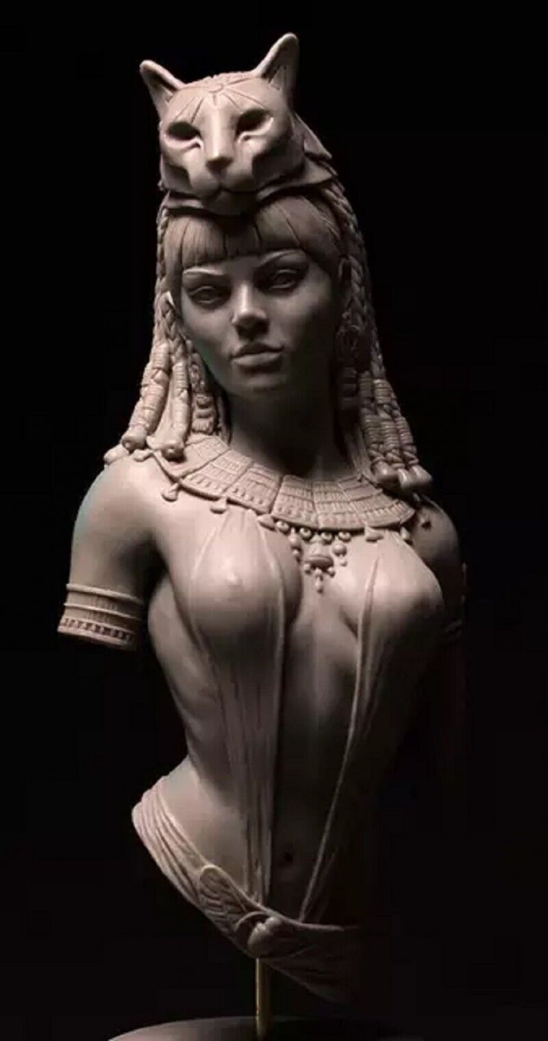 1/10 BUST Resin Figure Model Kit Sexy Girl Princess of Egypt Unpainted X0040