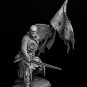 1/24 75mm Resin Figure Model Kit The Last Defender Unassambled Unpainted