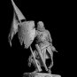 1/24 75mm Resin Figure Model Kit The Last Defender Unassambled Unpainted