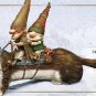 1/32 150x90mm Resin Figure Model Kit Fairy Elves Wanderers Unpainted X0036