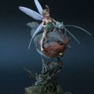 1/32 54mm Resin Figure Model Kit Fairy on the Sparrow (WITH TREE NO BASE) Unpainted