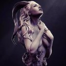 1/10 BUST Resin Figure Model Kit Sexy Girl Satyr Priestess Fantasy Unpainted