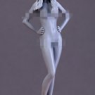 1/24 Scale 75mm Resin Figure Model Kit Car Sexy Girl Female Unassambled