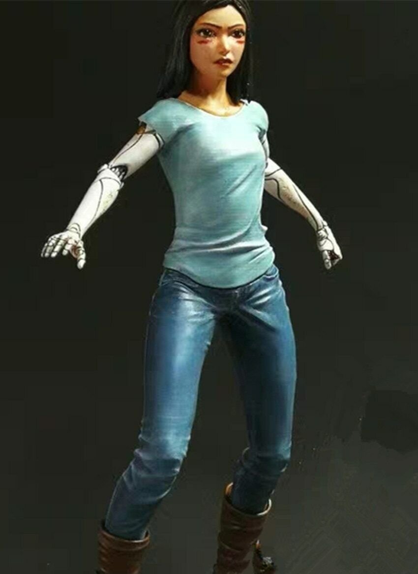 1/24 Resin Figure Model Kit Alita Battle Angel CyberPunk Unpainted Unassambled