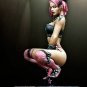 1:24 75mm Resin Figure Model Kit Beauty Clown Sexy Girl Unassambled Unpainted