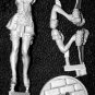 1/24 Resin Figure Model Kit Sexy Girl Female Waitress Unpainted Unassambled