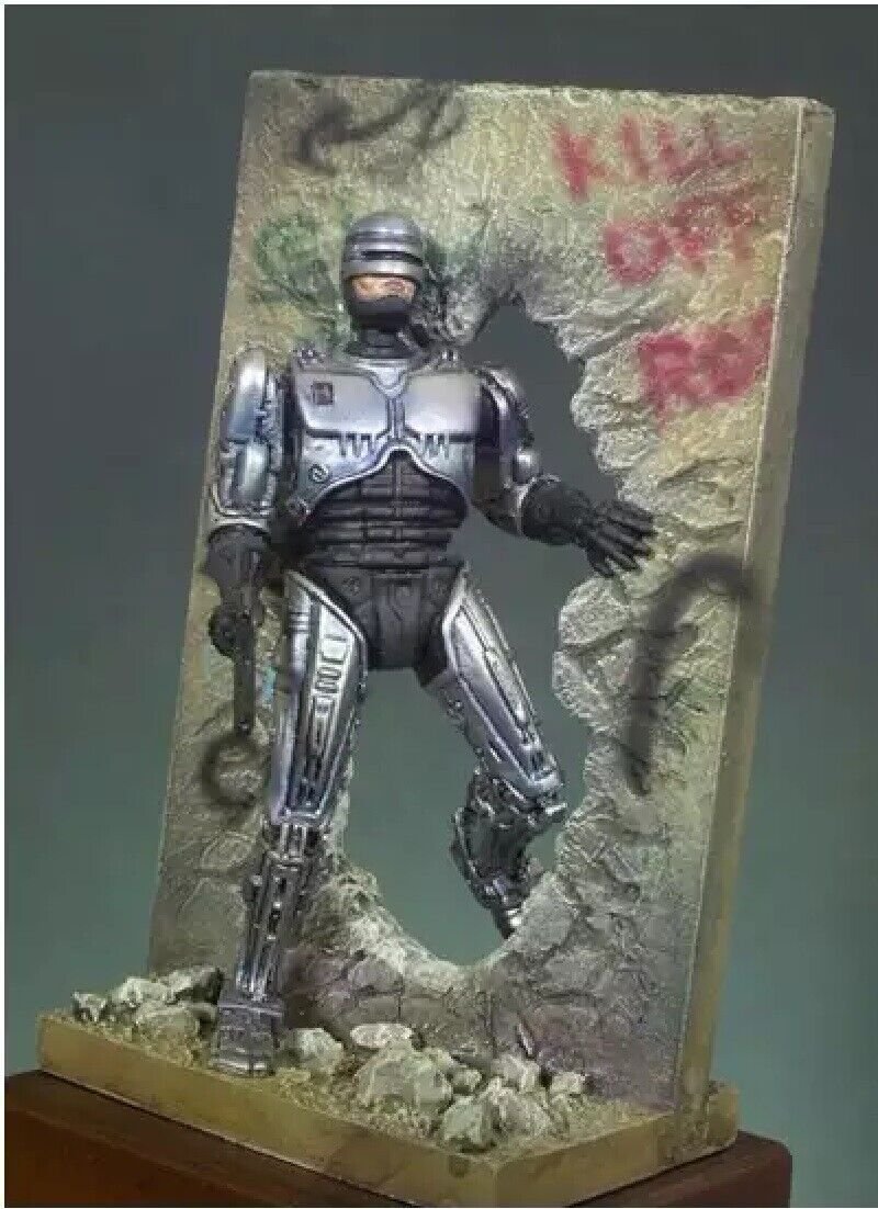 1/32 54mm Resin Figure Model Kit Robocop Soldier Unpainted Unassambled