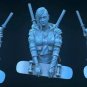 1/10 BUST Resin Model Kit Sexy Girl Female Skater CyberPunk Unpainted X0050