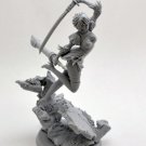 1/24 75mm Resin Figure Model Kit Sexy Girl With Sword Beauty Ancient Soldier Toy