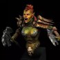 1/12 BUST Resin Figure Model Kit Warrior Girl Orc Berserk Warcraft Unpainted