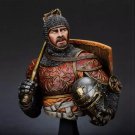 1/10 Resin Figure Model Kit Bust Italian Horseman w/ Mace 14th c. Unpainted