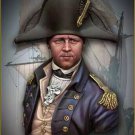 1/10 75mm BUST Resin Model Kit Napoleonic Wars Captain Commander Unpainted X0026