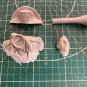 1/10 75mm BUST Resin Model Kit Napoleonic Wars Captain Commander Unpainted X0026