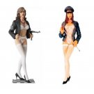 1/9 2pcs Resin Figure Model Kit Sexy Girls German Soldiers Luftwaffe WWII Unpain