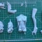 1/9 2pcs Resin Figure Model Kit Sexy Girls German Soldiers Luftwaffe WWII Unpain