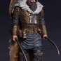 1/24 Resin Figure Model Kit Ancient Warrior Barbarian in Wolf's Skin Unpainted