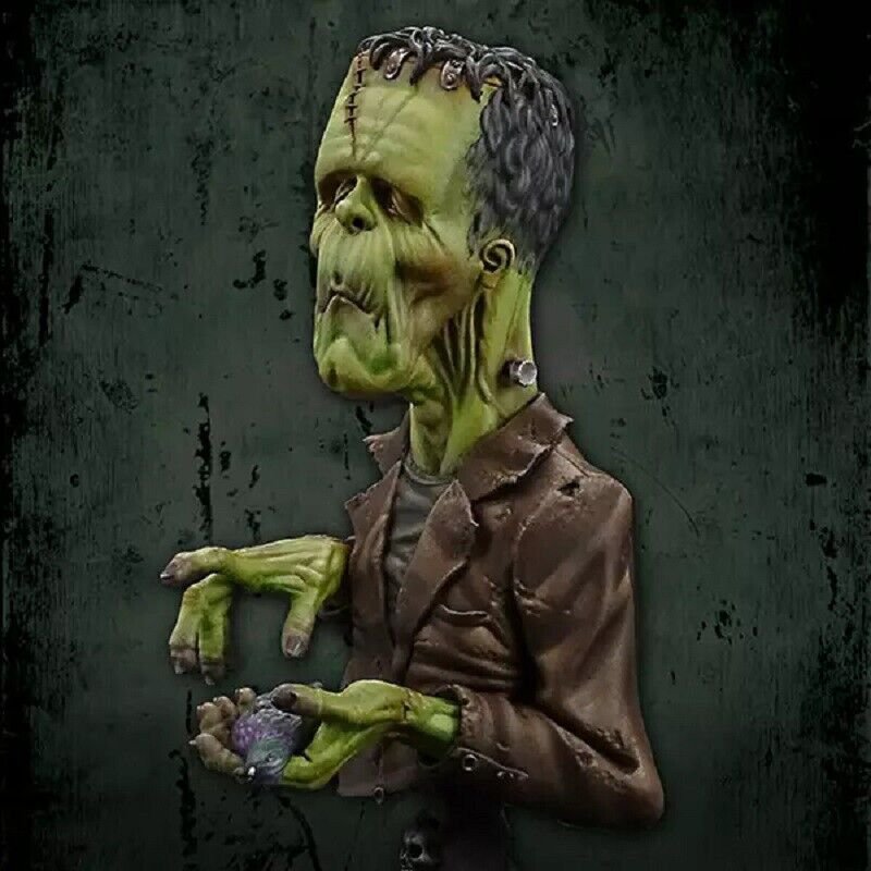 1/12 80mm BUST Resin Figure Model Kit Warrior Frankenstein Unpainted X0045 (2)
