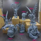 1/16 7pcs 160-260mm Resin Figure Model Kit Monsters Hell DemonsWarriors Unpainte