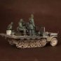 1/35 5pcs Resin Figure Model Kit German Soldiers (no car) WWII WW2 Unpainted