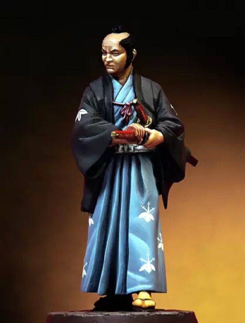 1/32 Resin Figure Model Kit Japanese Samurai Warrior Unpainted Unassambled