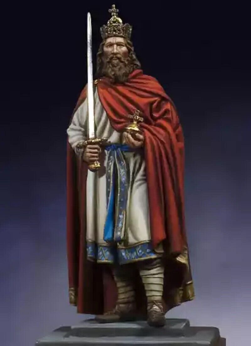 1/32 Resin Figure Model Kit European Knight German King Unpainted Unassambled