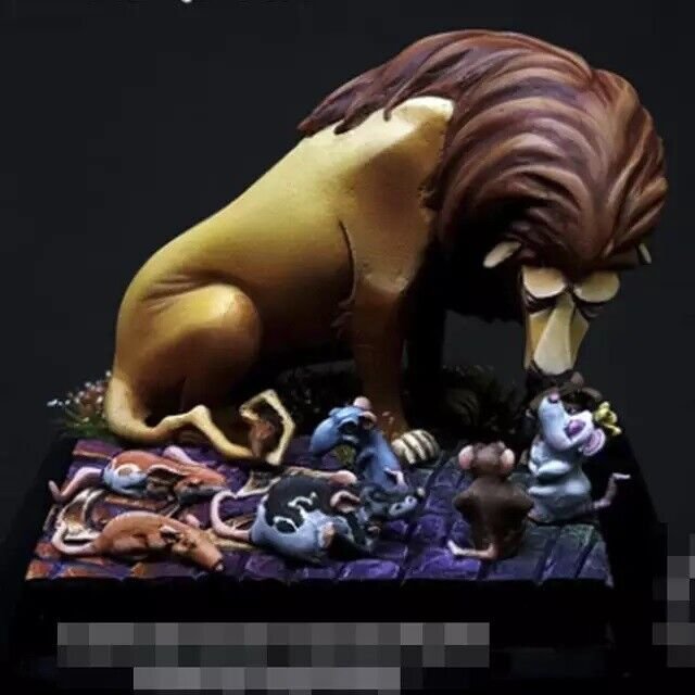 75mm Resin Figure Model Kit Leo The Lion King Miniature Unassambled Unpainted