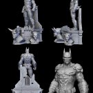 1/8 300mm 3D Print Figure Model Kit Warrior SuperHero Batman Unpainted