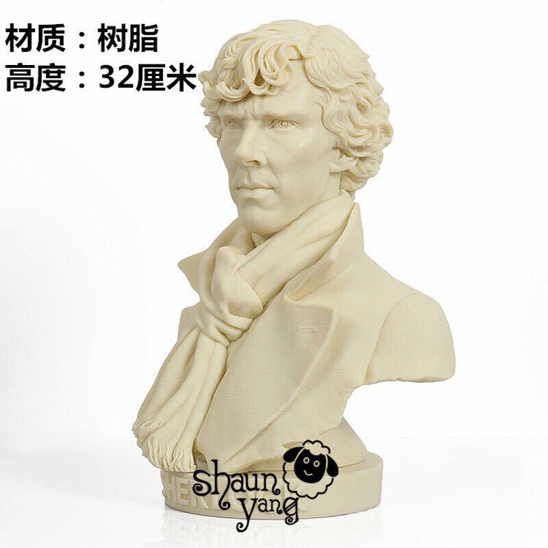 32cm Resin Figure Model Kit Detective Sherlock Holmes Best Quality Unpainted