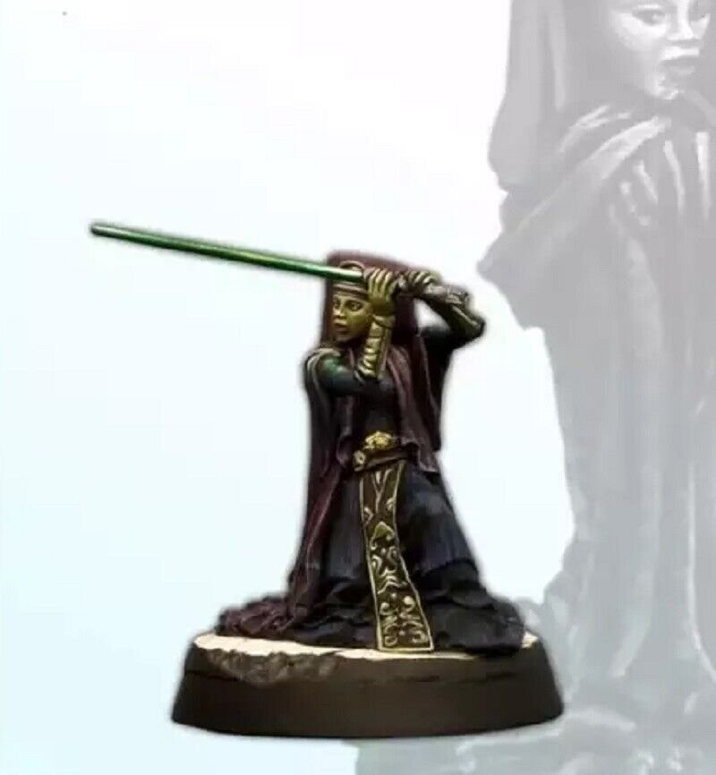 35mm Resin Figure Model Kit Star Wars Luminara Unduli Jedi Master Unpainted