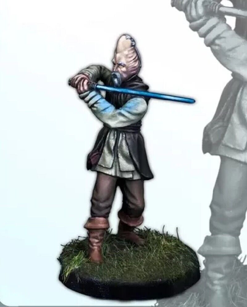 30mm Resin Figure Model Kit Star Wars Ki-Adi-Mundi Jedi Master Unpainted Unassam