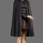 1/22 85mm Resin Figure Model Kit Black Coat Sexy Girl Winter Unpainted