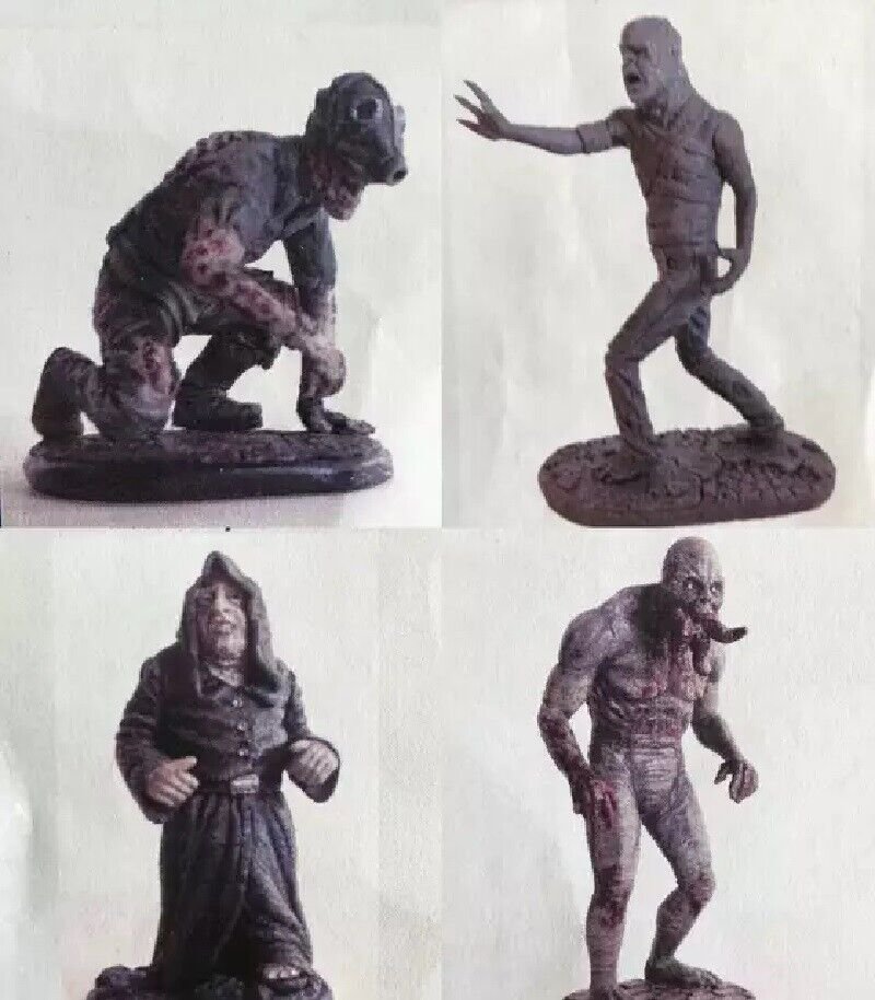 1/35 Resin Figure Model Kit Fantasy Zombi Mutant Soldier (4 figures) Unpainted