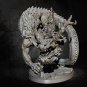 95mm Resin Figure Model Kit Chinese Emperor and Dragon Rider Unpainted X0184
