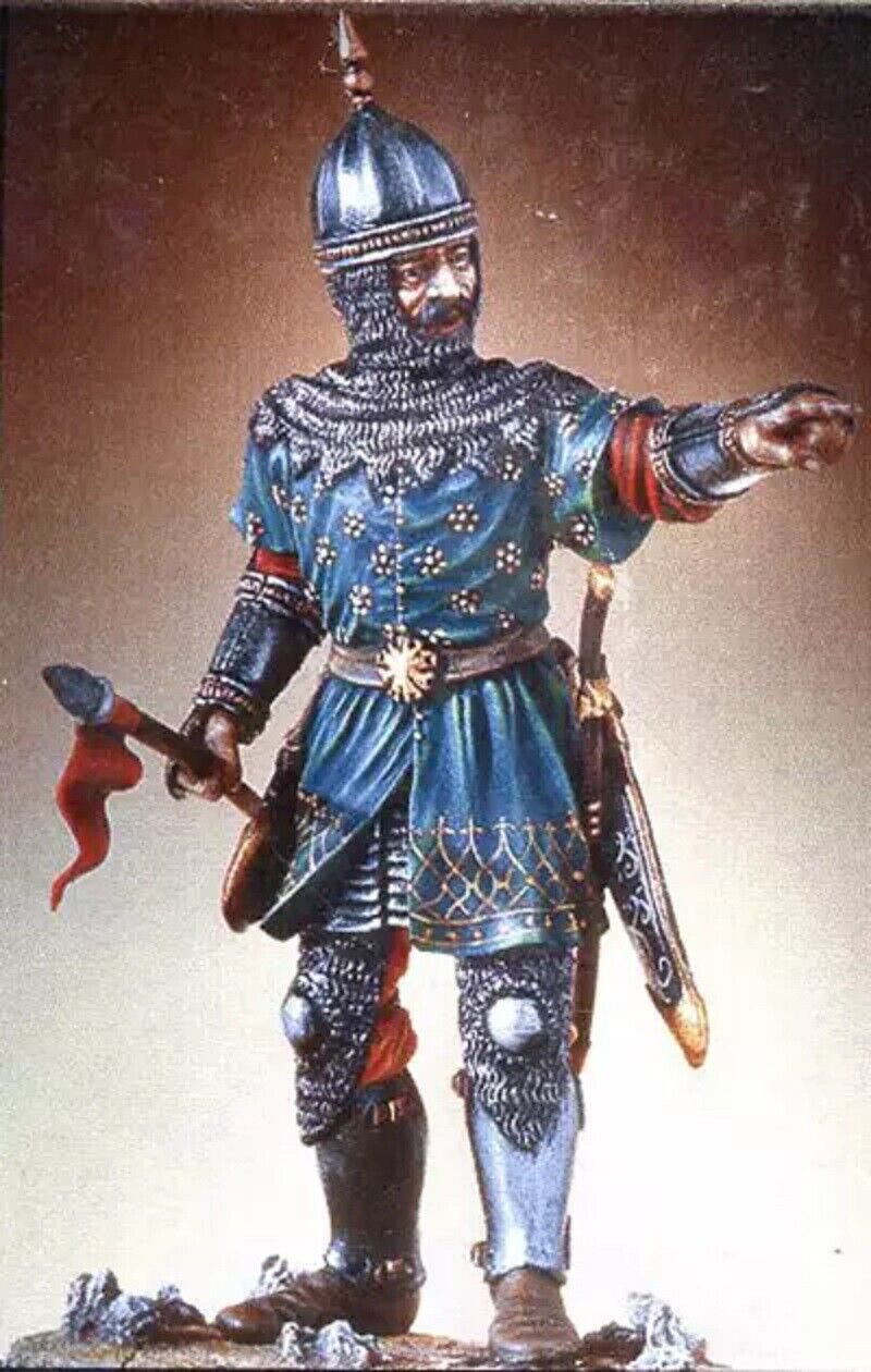 1/24 75mm Resin Figure Model Kit Turkish Knight Warrior (with base) Unainted