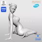 1/35 Resin Figure Model Kit Sexy Girl Swimming Laura Unpainted Unassambled