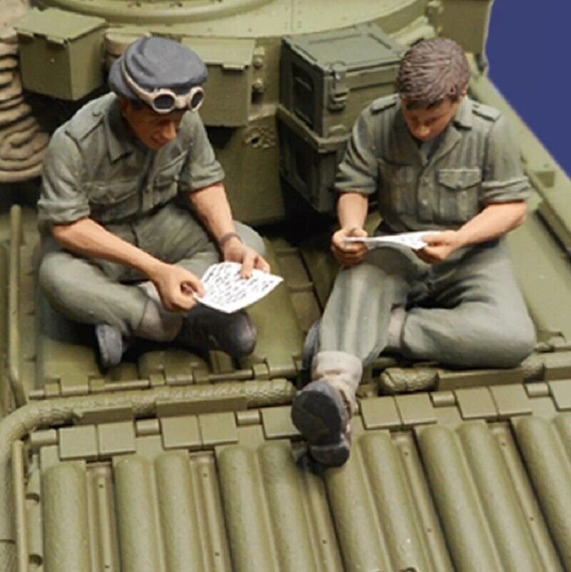 1/35 Resin Figure Model Kit Vietnam War Vietnamese Soldiers Unpainted Unassemble