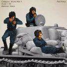 1/35 Resin Figure Model Kit Soviet Soldiers no Tank 3 Figures GK WWII Unpainted