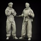 1/35 Resin Figure Model Kit Soviet Soldiers Engineers WWII Unassambled Unpainted