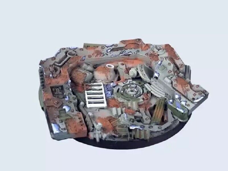 60mm BASE Resin Figure Model Kit Base Ruin Future CyberPunk Unpainted Unassamble
