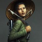 1/12 Resin Figure Model Kit BUST Sexy Girl Guerrilla Fighter Woman Unpainted