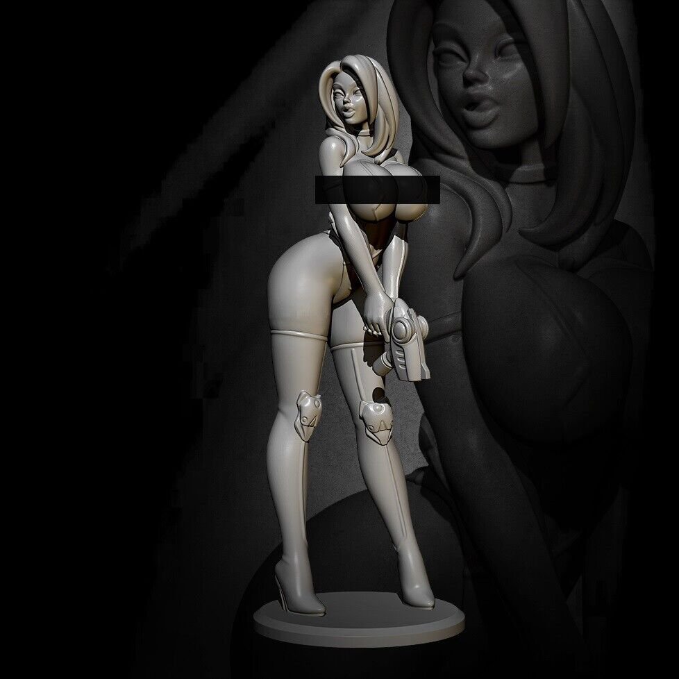 1/35 50mm Resin Figure Model Kit Sexy Space Girl Female Spy Unpainted Unassamble