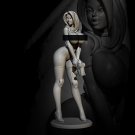 1/35 50mm Resin Figure Model Kit Sexy Space Girl Female Spy Unpainted Unassamble