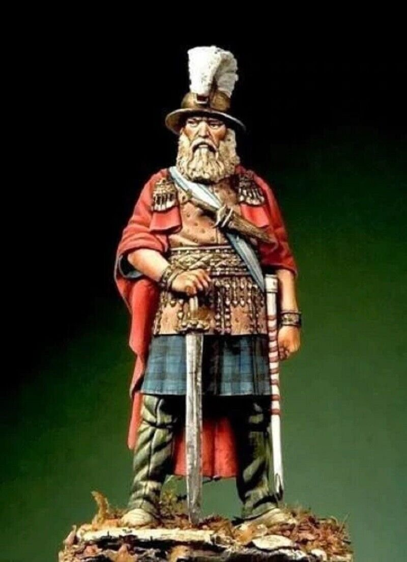 1/32 54mm Resin Figure Model Kit Celtic Warrior (with base) Unpainted Unassamble